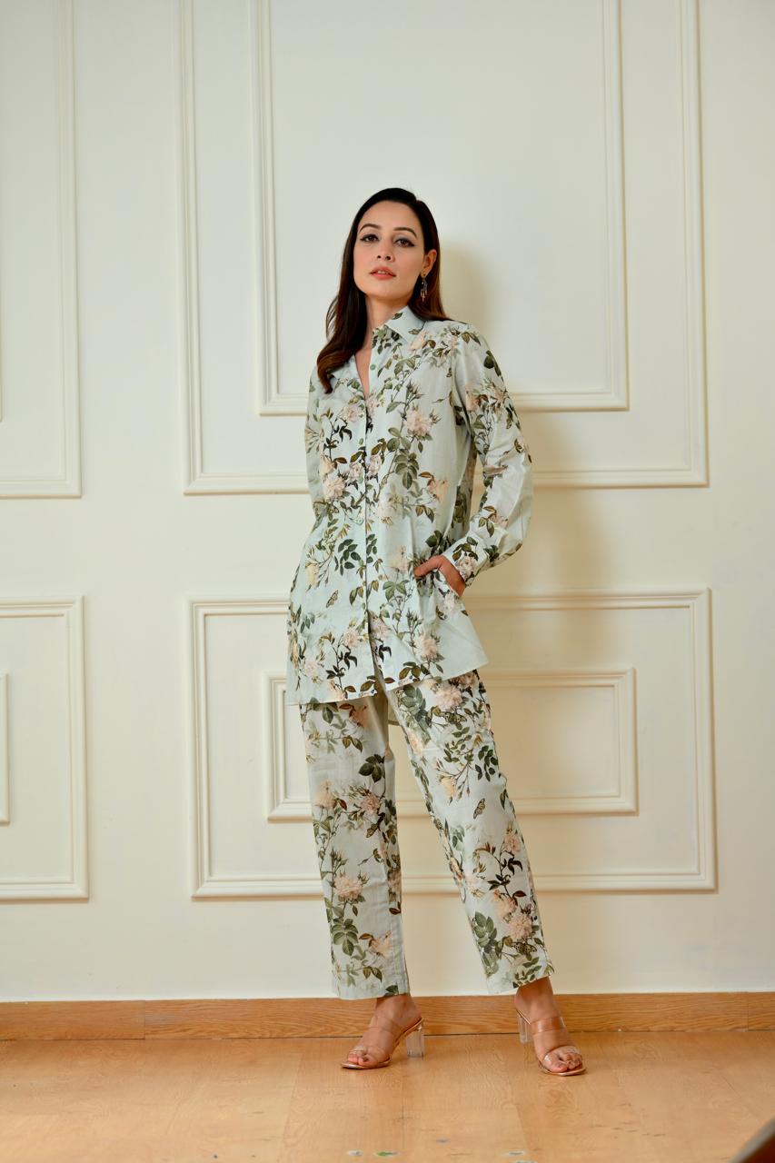 Premium Floral Co-Ord Set for Women in Soft Fabric | Chic Everyday Wear